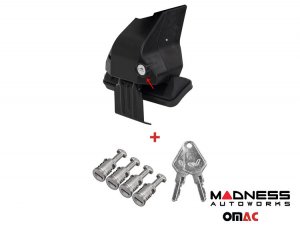 Alfa Romeo Tonale Roof Rack Cross Bars - for models w/o factory roof rails - Black 